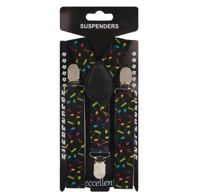 

Eccellente Y- Back Suspenders for Boys(Black)