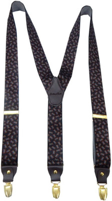 

Navaksha Y- Back Suspenders for Men(Brown)