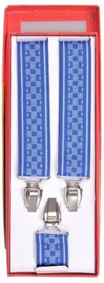 

Tiekart Y- Back Suspenders for Men(Blue)