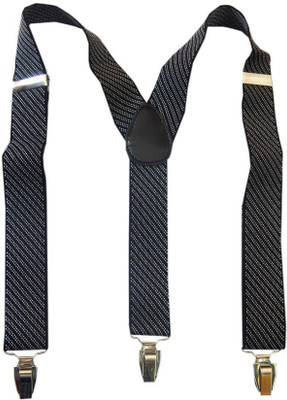 

Navaksha Y- Back Suspenders for Men(Black)