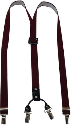 

Navaksha Y- Back Suspenders for Men(Maroon)