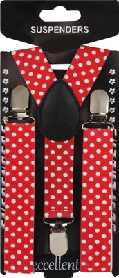 

Eccellente Y- Back Suspenders for Boys(Red)