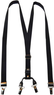 

Navaksha Y- Back Suspenders for Men(Black)