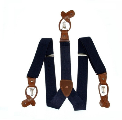 

Civil Outfitters Y- Back Suspenders for Men(Blue)
