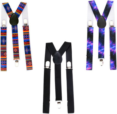 

Modishera Y- Back Suspenders for Men(Multicolor)