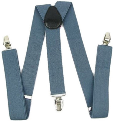 Eccellente Y- Back Suspenders for Men(Grey)
