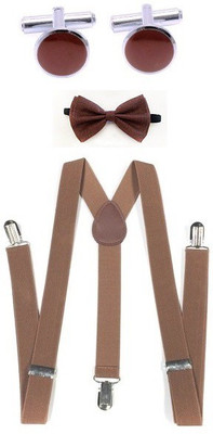 

Civil Outfitters Y- Back Suspenders for Men(Brown)