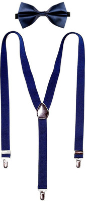 Bsquare Y- Back Suspenders for Men(Blue)