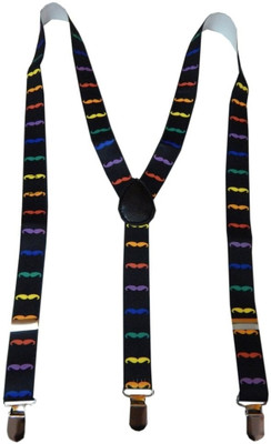 

Navaksha Y- Back Suspenders for Men(Black)