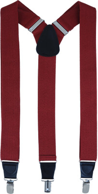 

Alvaro Y- Back Suspenders for Men(Maroon)