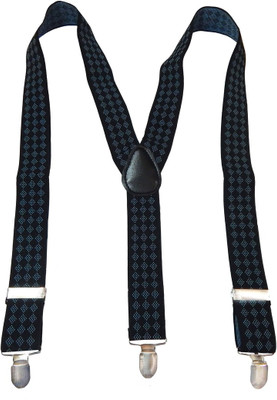 

Navaksha Y- Back Suspenders for Men(Black)