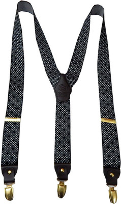 

Navaksha Y- Back Suspenders for Men(Black)