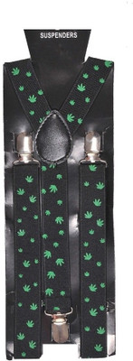 A&S Y- Back Suspenders for Men(Black)