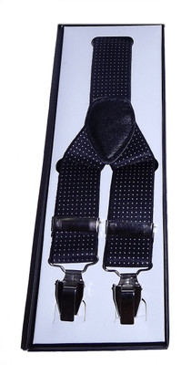 

Mentiezi Y- Back Suspenders for Men(Black)