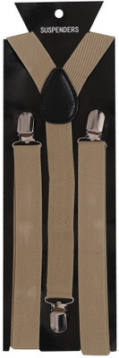 

Tiekart Y- Back Suspenders for Men(Brown)