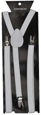 

Tiekart Y- Back Suspenders for Men(Grey)