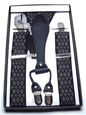

Mentiezi Y- Back Suspenders for Men(Multicolor)