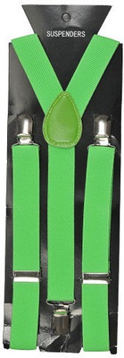

Tiekart Y- Back Suspenders for Men(Green)