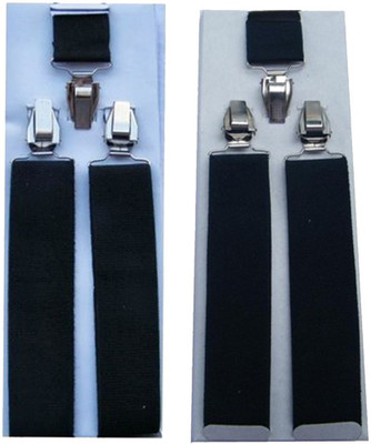 

Winsome Deal Y- Back Suspenders for Men(Black, Blue)