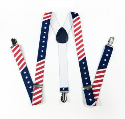 

Civil Outfitters Y- Back Suspenders for Men, Women(Red, Blue, White)