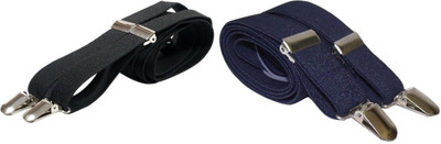 

Civil Outfitters Y- Back Suspenders for Men(Blue)