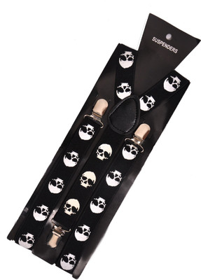 

Fancy Steps Y- Back Suspenders for Men(Black)