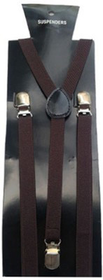 

Mr. Willian Y- Back Suspenders for Men, Women(Brown)