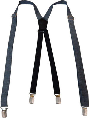 

Navaksha X- Back Suspenders for Men(Grey)