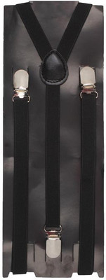 

atyourdoor Y- Back Suspenders for Men(Black)