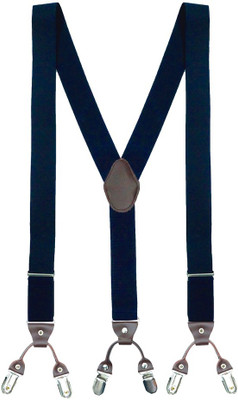 

The Tie Hub Y- Back Suspenders for Men(Blue)