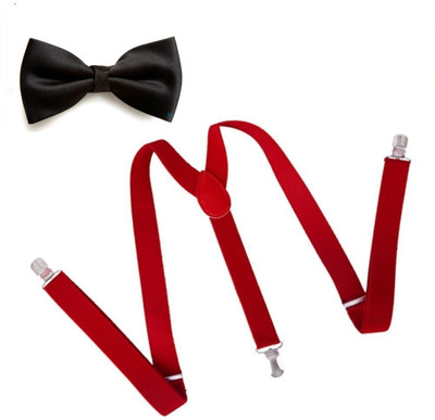 

Civil Outfitters Y- Back Suspenders for Boys, Girls, Women(Red)