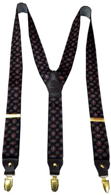 

Navaksha Y- Back Suspenders for Men(Black)