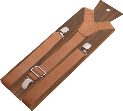 

Peluche Y- Back Suspenders for Men(Brown)