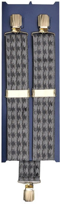 

Tiekart Y- Back Suspenders for Men(Grey)