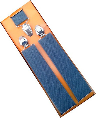 Wholesomdeal Y- Back Suspenders for Men(Grey)