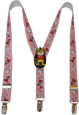 

Navaksha Y- Back Suspenders for Boys(Pink)
