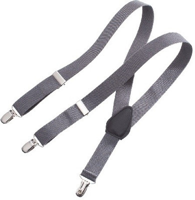 

A&S Y- Back Suspenders for Men(Grey)