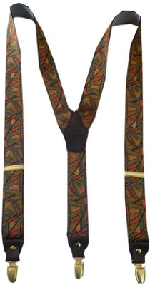 

Navaksha Y- Back Suspenders for Men(Brown)