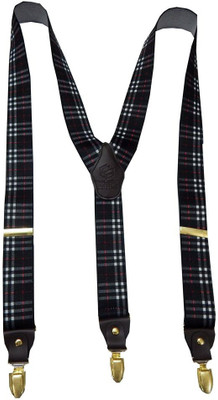 

Navaksha Y- Back Suspenders for Men(Black)
