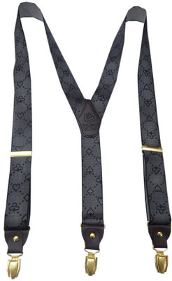 Navaksha Y- Back Suspenders for Men(Grey)
