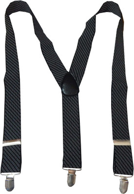 

Navaksha Y- Back Suspenders for Men(Black)
