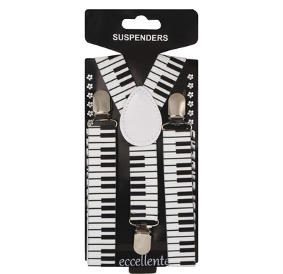 

Eccellente Y- Back Suspenders for Boys(White)