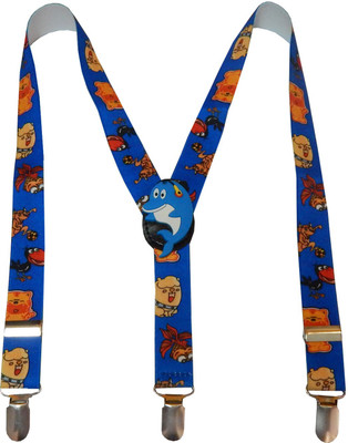 Navaksha Y- Back Suspenders for Boys(Blue)