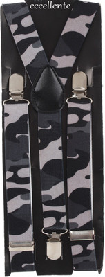 

Eccellente Y- Back Suspenders for Men(Black)