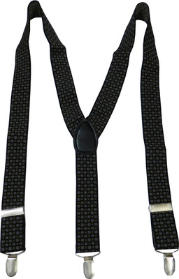 

Navaksha Y- Back Suspenders for Men(Black, White)