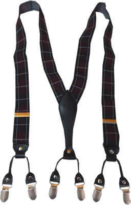 

Navaksha Y- Back Suspenders for Men(Maroon)