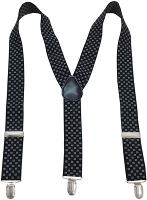 

Navaksha Y- Back Suspenders for Men(Black)