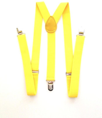 A&S Y- Back Suspenders for Men(Yellow)
