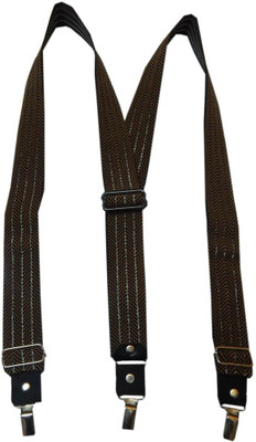 

Navaksha Y- Back Suspenders for Men(Brown)