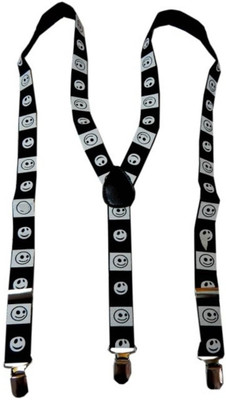 

Navaksha Y- Back Suspenders for Men(Black)